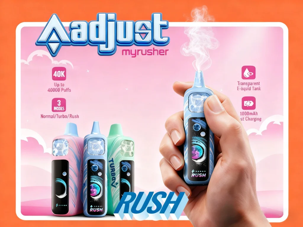 Adjust MyRusher 40K Disposable Vape